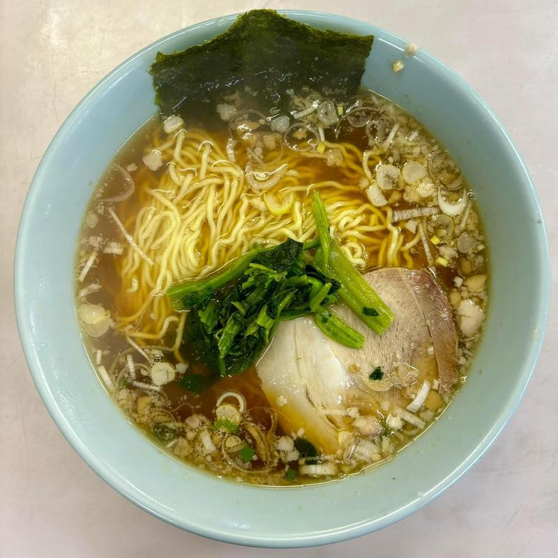 醤油ラーメン 大盛(波止場食堂 出田町店)