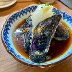 秋茄子挟み揚げ