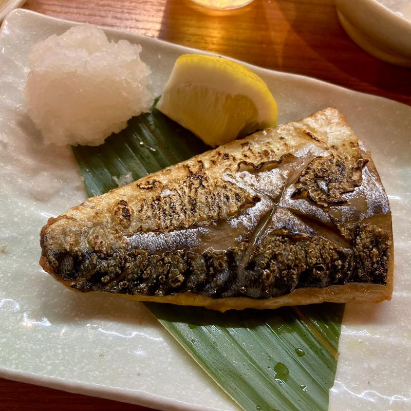 秋サバ塩焼き(北酒場 新小岩店)