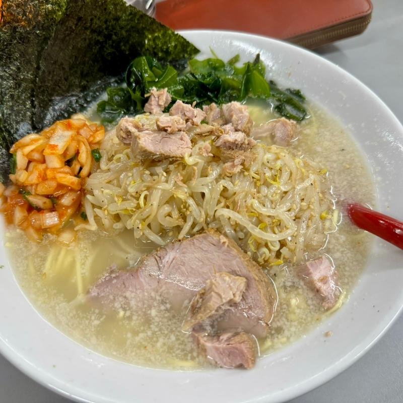 塩ラーメン中盛＋もやし×2(ラーメンショップ 122号騎西店)