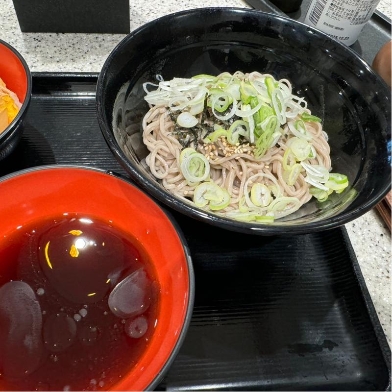 ラー油そば(名代 富士そば 神楽坂店)