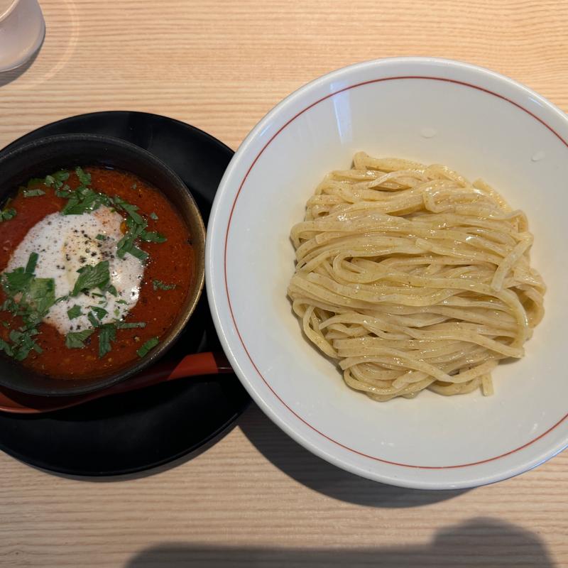 トマトクリームつけ麺(並)(拉麺開花(らーめんかいほう))