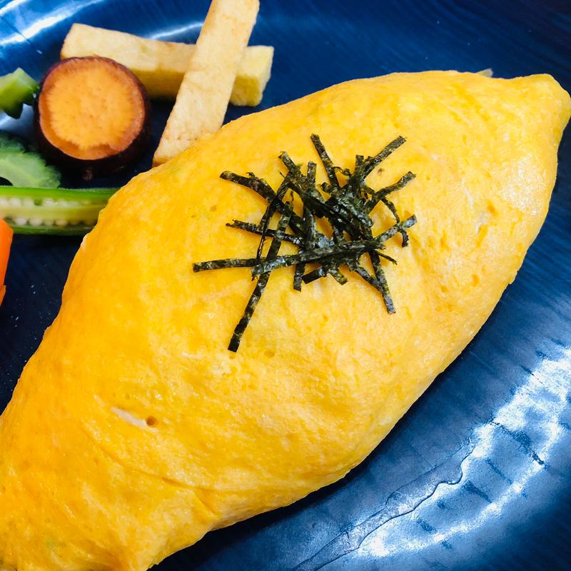 鯛と小葱のオムライス(洋食屋 青空 （ヨウリョクヤ アオゾラ）)