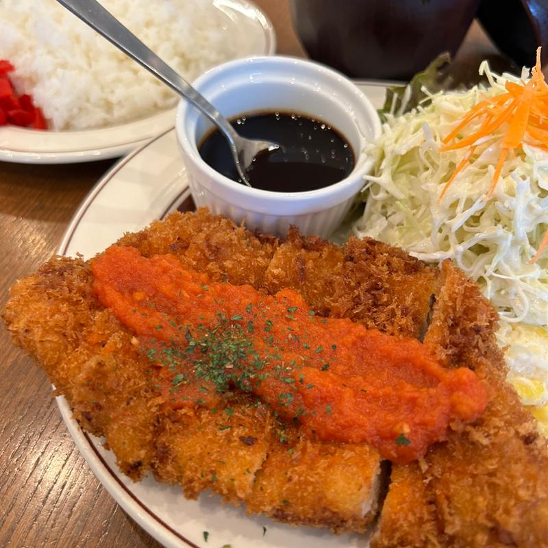 カツレツセット(喫茶マドラグ 藤井大丸店)