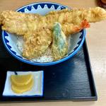 ミックス天丼セット(麺処 船食)