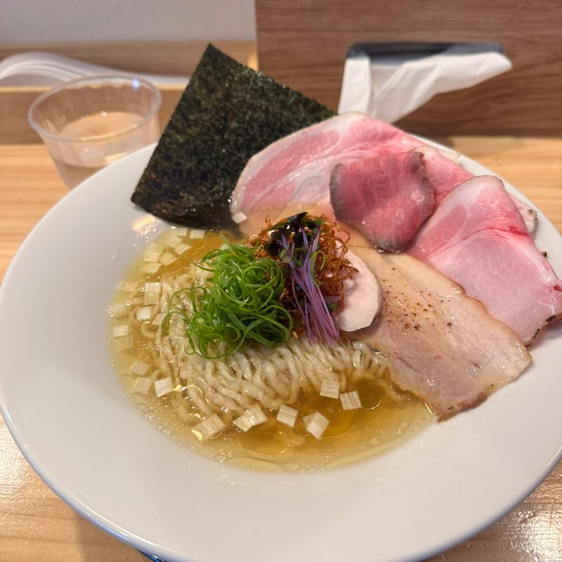 地どりらぁめん（塩）チャーシューTP(中華そば いち松)