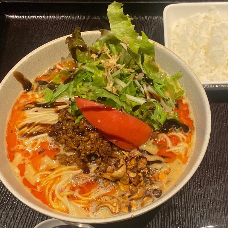 TANTAN麺（みにご飯付き）(麺飯食堂 中華いがらし)