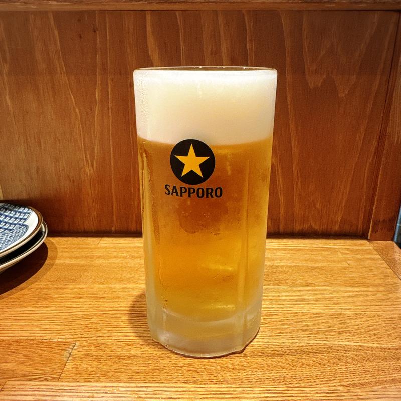生ビール(大衆酒場カラカゼ)