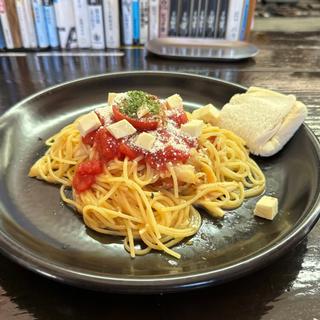 きのことベーコン(やっぱり、パスタ好き)