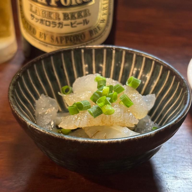 お通し(炭火焼鳥大笑)