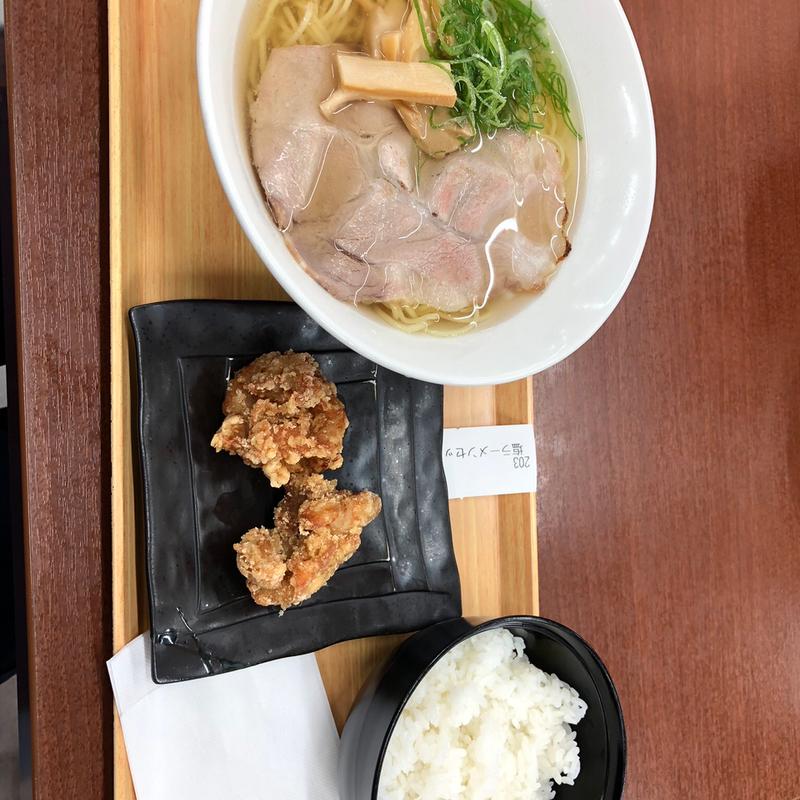 塩ラーメンセット(龍野西サービスエリア（下り線） スナックコーナー )