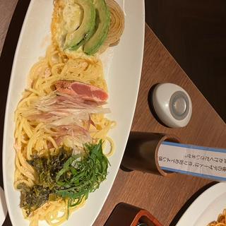 炙りたらこパスタ(むさしの森珈琲 豊橋江島店)