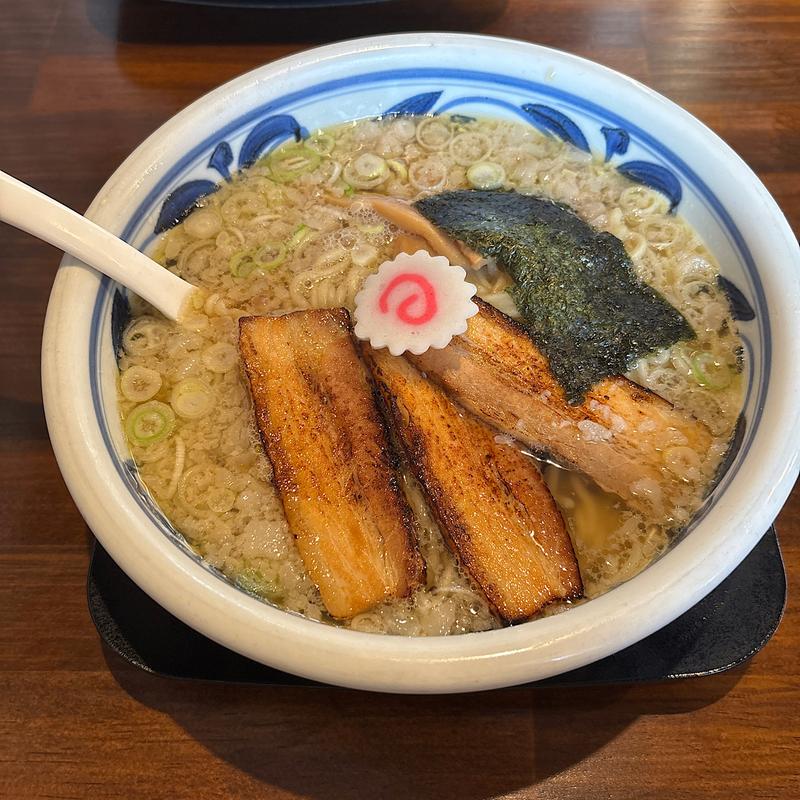 中華そば大盛　背脂多め(安部製麺所)