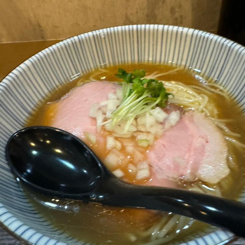 冷製イサキ煮干し蕎麦 塩(夜空と大地sake＆noodle)