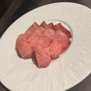 タン3種盛り(熟成焼肉えいき)
