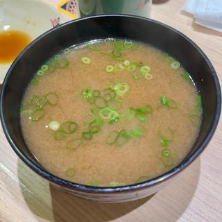 海老の出汁の味噌汁(すし銚子丸 亀戸店)