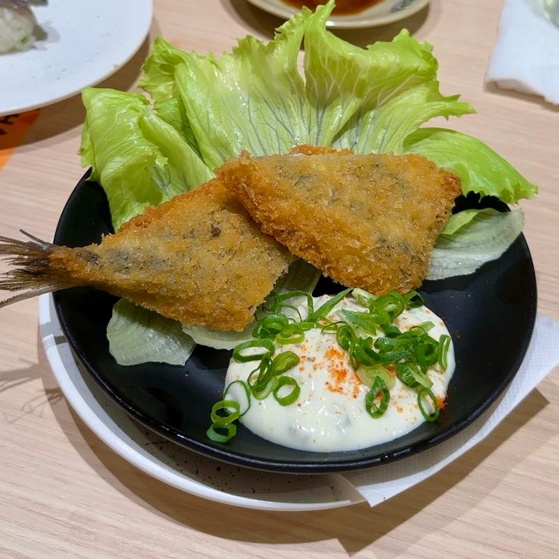 いわしフライ シャリ無し(すし銚子丸 亀戸店)