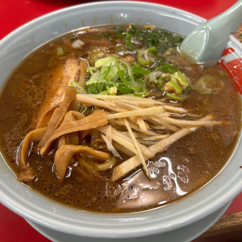 たっぷり生姜醤油ラーメン(ラーメン山岡家 松戸北小金店)