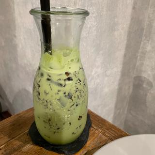 抹茶ラテコーヒーゼリー