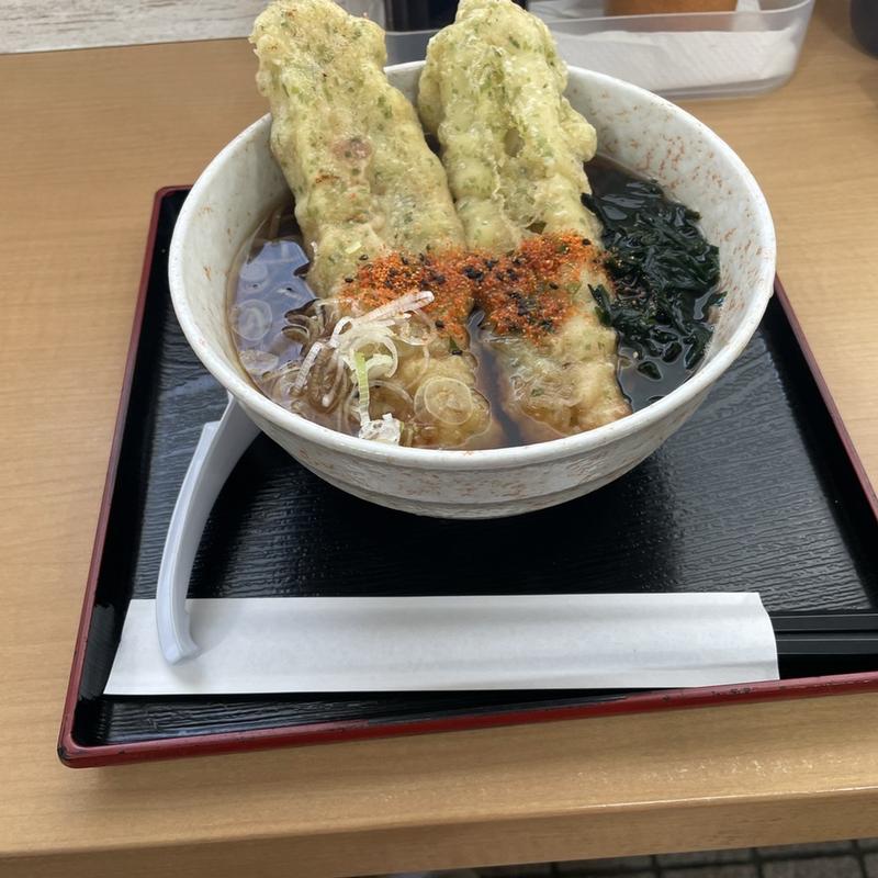 ちくわ天そば(谷田部東ＰＡ店 （下り） おおきや （やたべひがしぱーきんぐえりあ おおきや）)