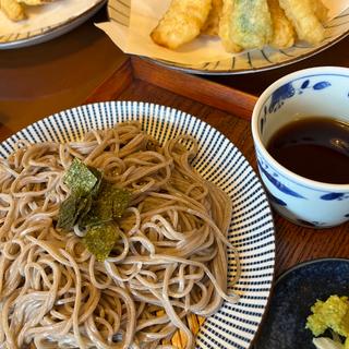 丸豊天ぷらと盛り蕎麦セット