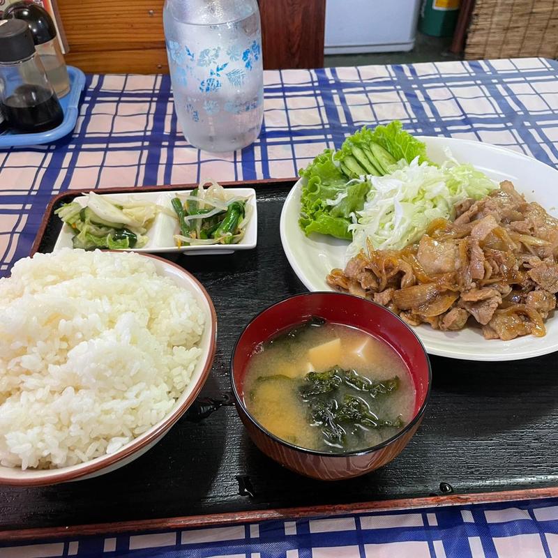焼肉定食 ご飯大盛り(長崎軒)