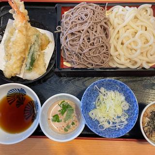 二色合い盛り季節天ぷらせいろ(夢庵 新座片山店)