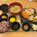 秋の牛カツ御膳