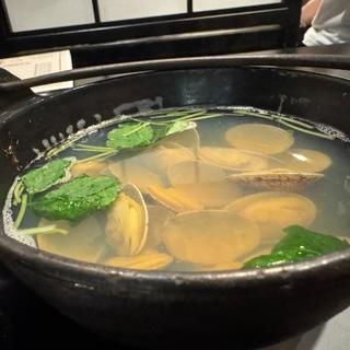 あさりの酒蒸し(かんじ)