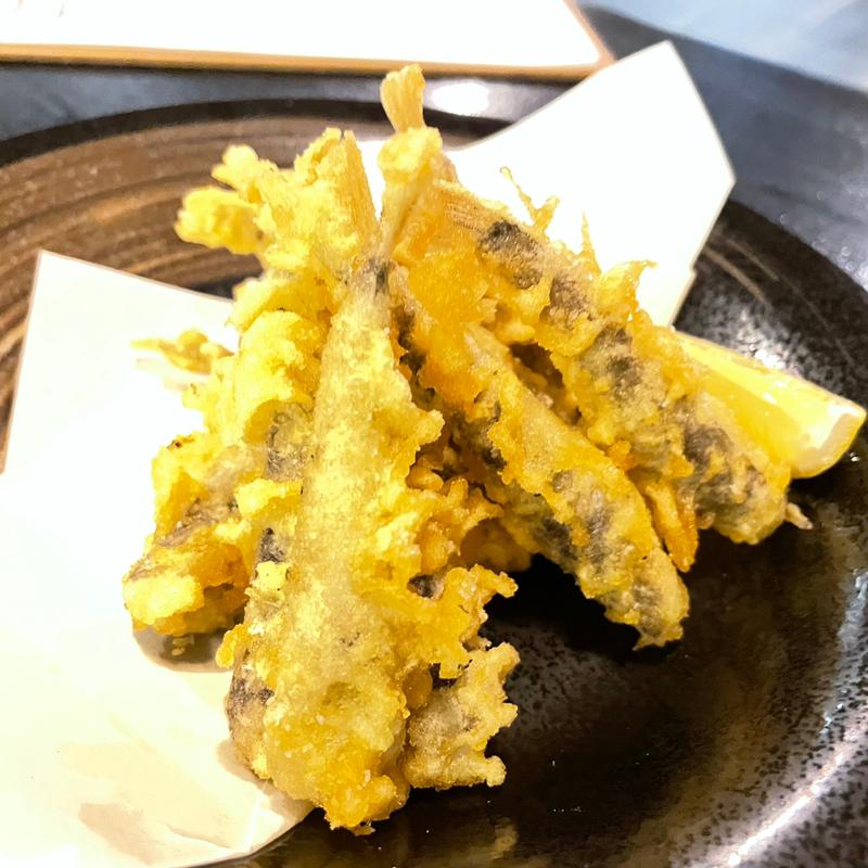 メヒカリの天ぷら(ごはんや いと)