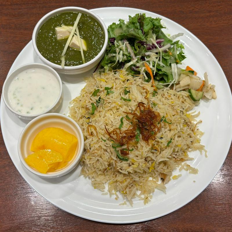 ホタテビリヤニセット(シターラ・ダイナー エキュート上野店 （SITAARA DINER）)