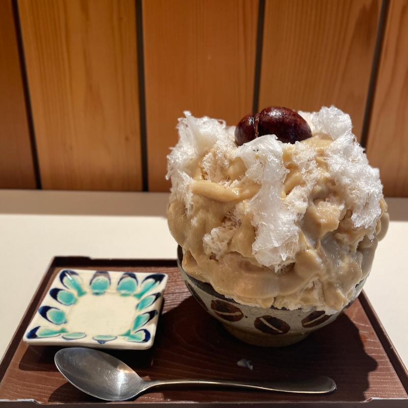 和栗 渋皮煮のっけ(氷舎 mamatoko(ママトコ))