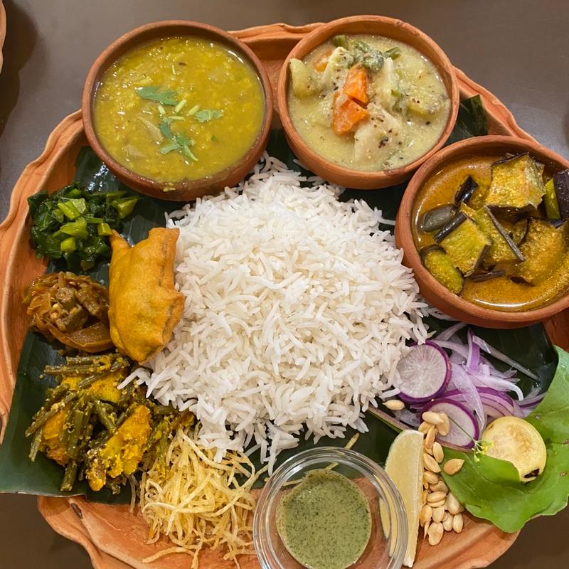 ベジタリアンターリー(東インド／ベンガル料理専門店【インディアンスパイスファクトリー】)