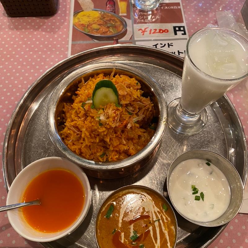 ビリヤニランチ(シブシャンカル 西新店)