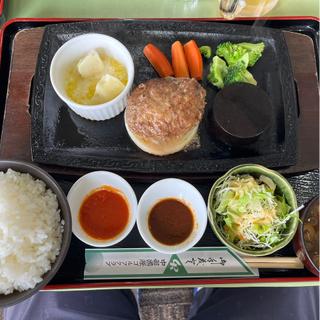 自家製飛騨牛ハンバーグ