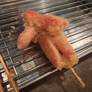 赤ウインナーの串揚げ(串揚げTAKA)