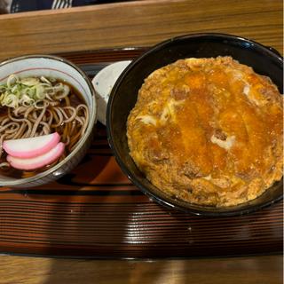 カツ丼冷やしそばセット(川崎屋 桃山店)