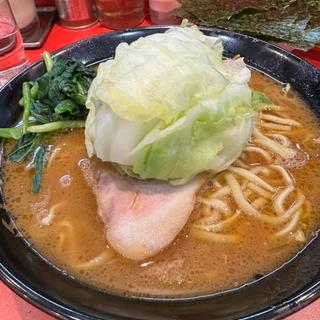 ラーメン中　キャベツ　海苔別皿