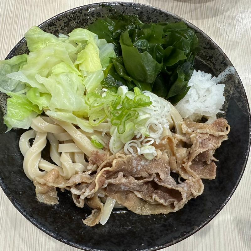 スタミナ冷やしうどん(麺400g)(手打ちうどん力丸)