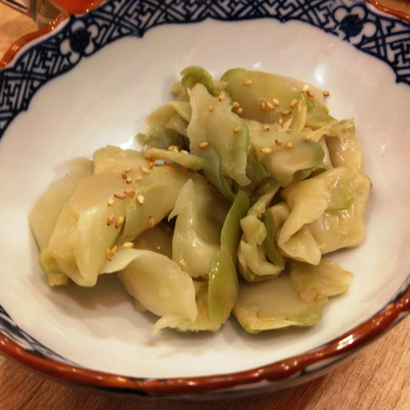 パリパリ青ザーサイの浅漬け(磯丸水産 仙台名掛丁店)