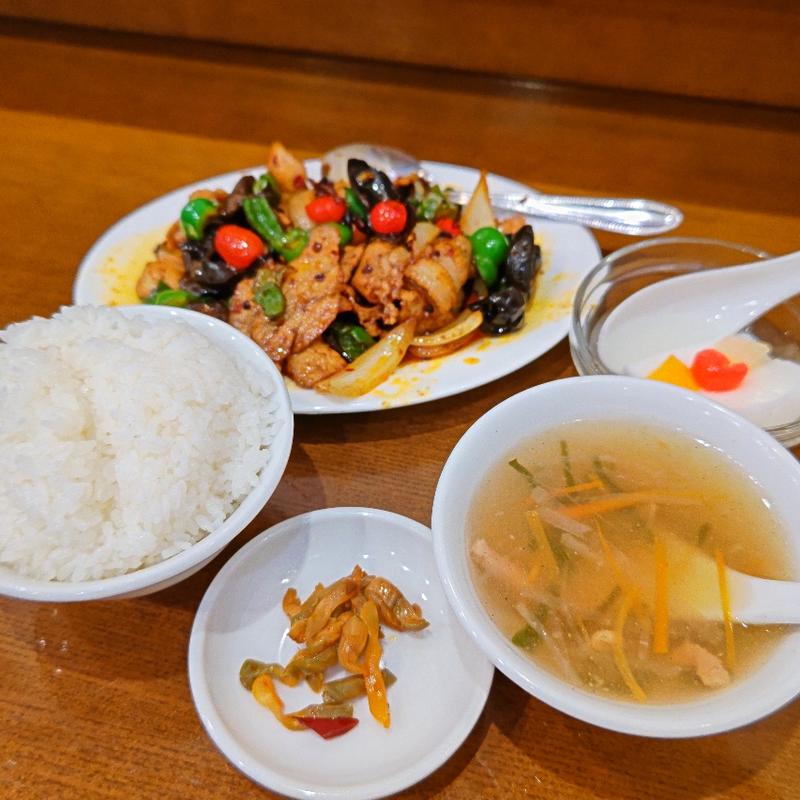 豚肉の四川風炒め(京華樓)