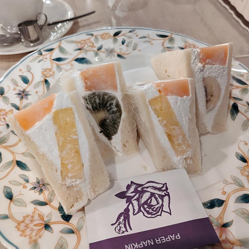 フルーツサンド(マヅラ喫茶店)