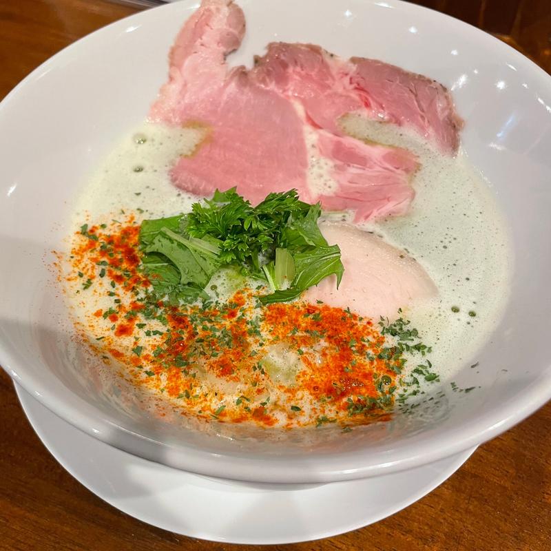 ジェノベーゼ（温）ラーメン(1chimen in 立町)