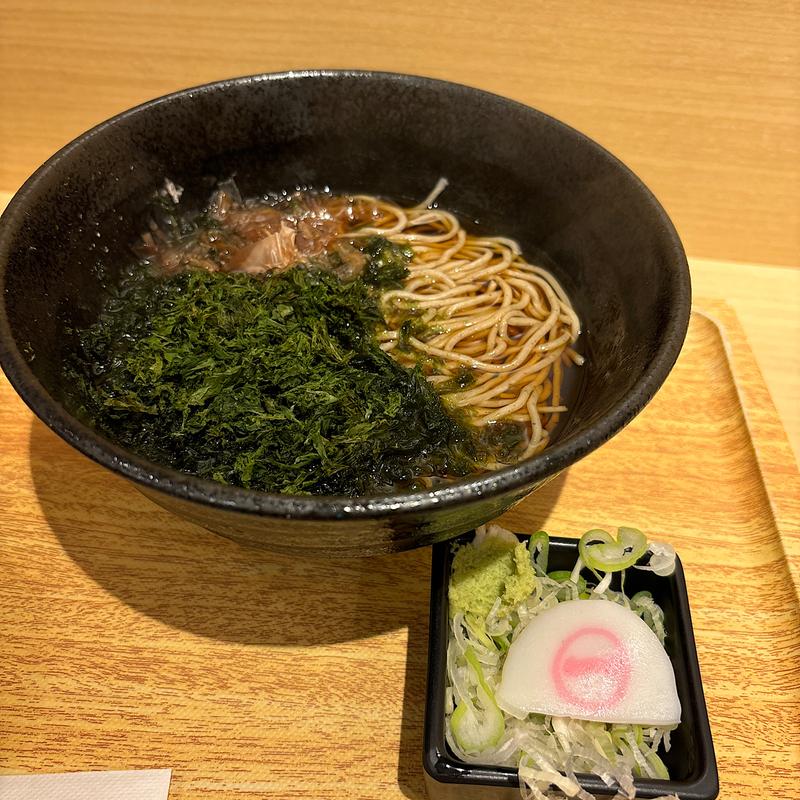 国産のりそば(そばいちイイトルミネ新宿)