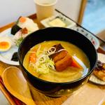 ゴロゴロ野菜と角煮のすんごい豚汁セット(ASAKUSA MISOJYU soup&rice(アサクサミソジュー))
