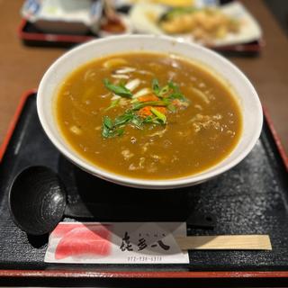 カレーうどん(たらいうどん 喜多八)