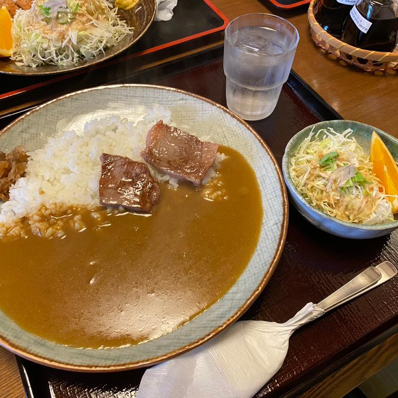 飛騨牛のっけカレー(富美や （名代とんかつ 富美や）)