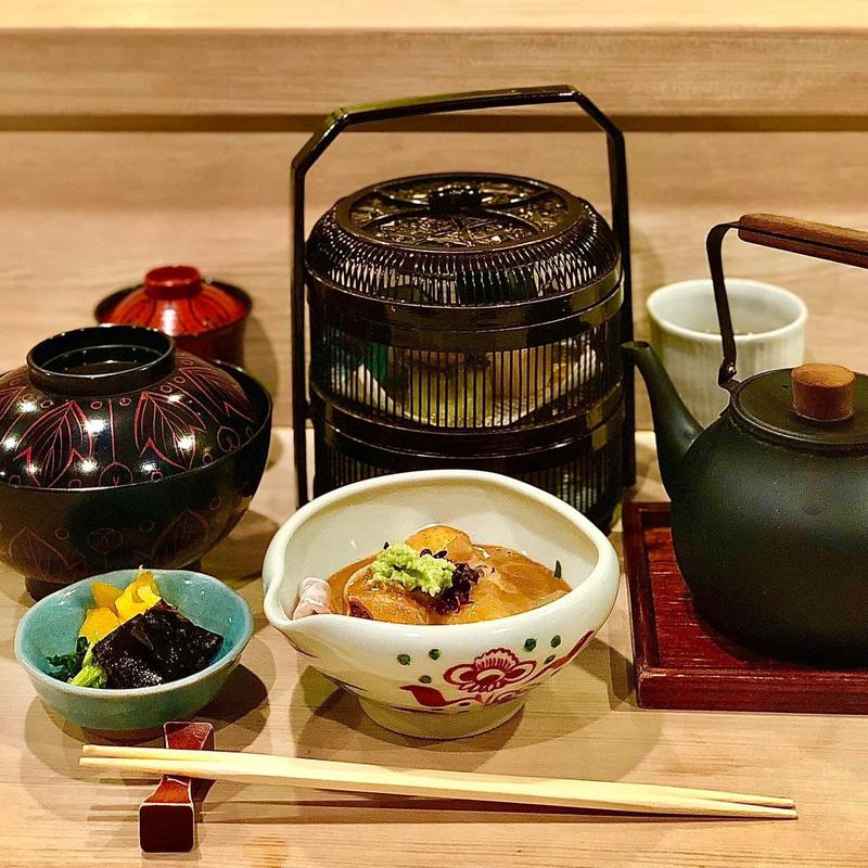 鯛茶漬け付きお弁当(銀座あさみ)