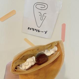 栗あんホイップクレープ(ハラクレープ)