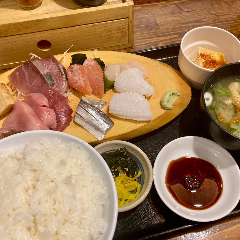 刺身定食(魚河岸 おに平 末広町)